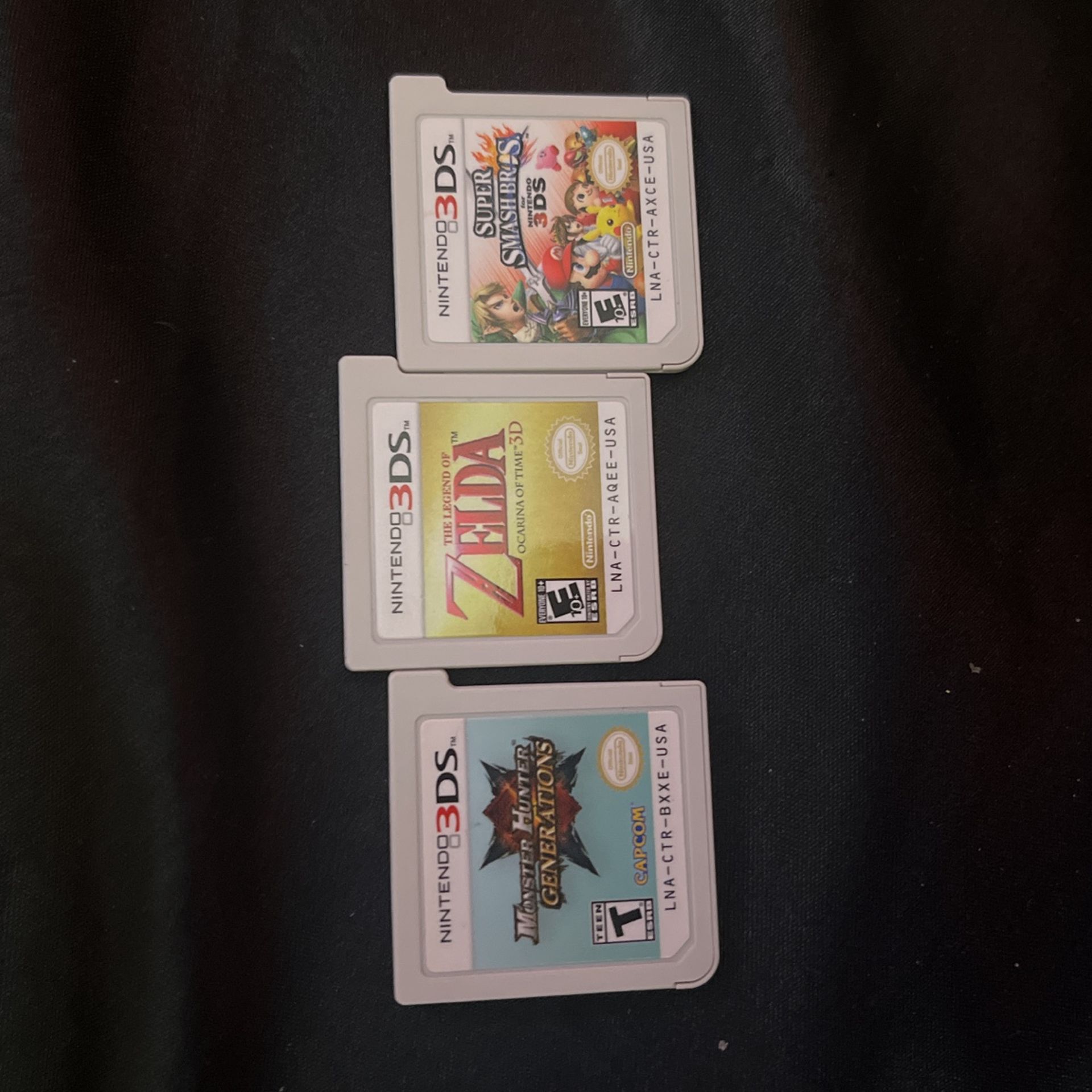 Nintendo 3Ds Smash Bros Monster Hunters Zelda