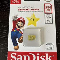 SanDisk Nintendo Switch SD Memory Card 256GB *BRAND NEW*