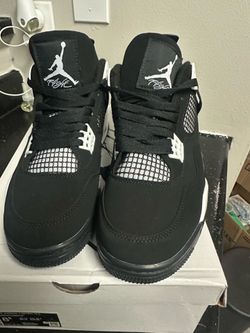 Air Jordan 4 Retro 'Thunder' Black White Size 8.5 and 8 New With Box