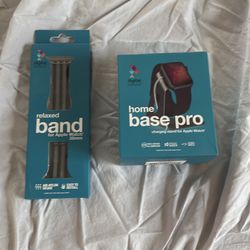 Apple Watch band and charger stand