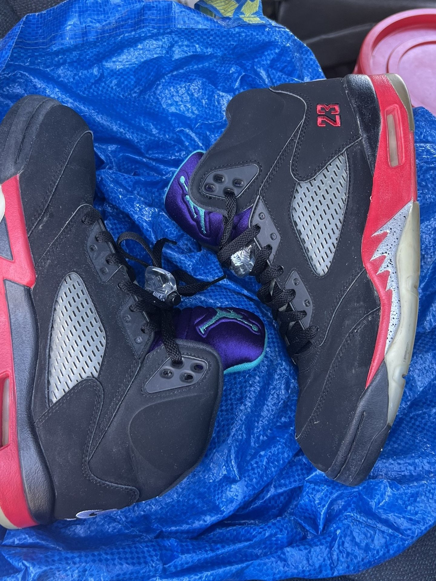 Nike Air Jordan Retro 'Top 3' Black Red Grape (CZ1786 001