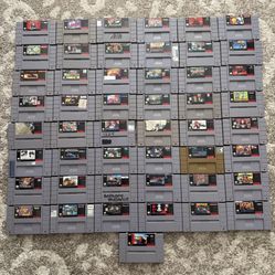 Super Nintendo Games 10 Each