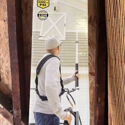 SurfaceMaxx Pro 18-ft Telescoping Pressure Washer Wand (4200 PSI) w/ Belt