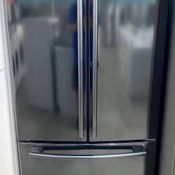 Black LG French Door Refrigerator 33" Wide