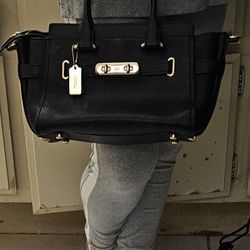 Black Used Coach Purse.