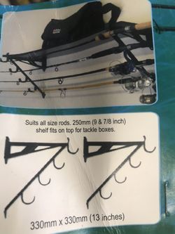Fishing rod storage rack new in package five dollars I have many racks available