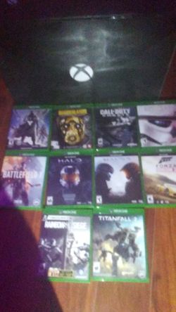 Xbox one X 1TB. 10 games $400