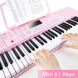 New 61 Keys Piano Keyboard, In Box