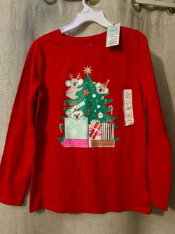 Christmas Koala Family long sleeve size girl size 10/12