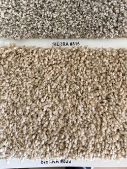Sierra 820 Tan Carpet Sample