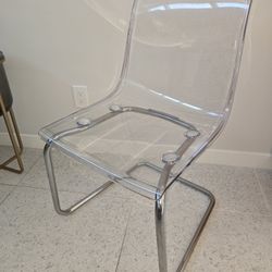 Clear Lucite Chair * Tobias from IKEA