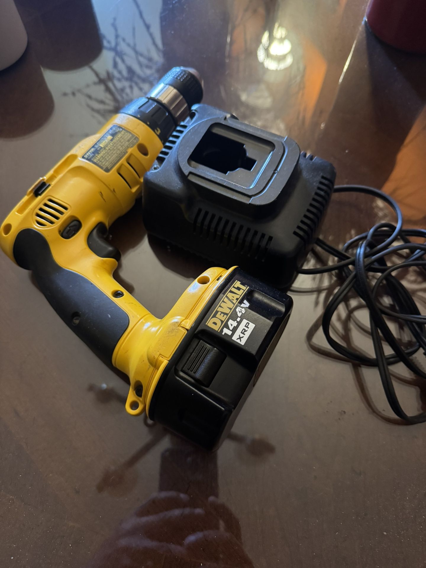DeWalt cordless drill. 14.4V XRP battery. Tools & Machinery