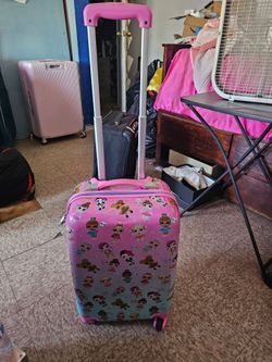 Pink L.O.L. surprise small size carry on luggage