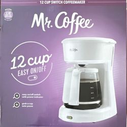 Mr. Coffee 12 Cup Filter Coffee Maker White BVMC-SC12WH2-1 Water Filtration