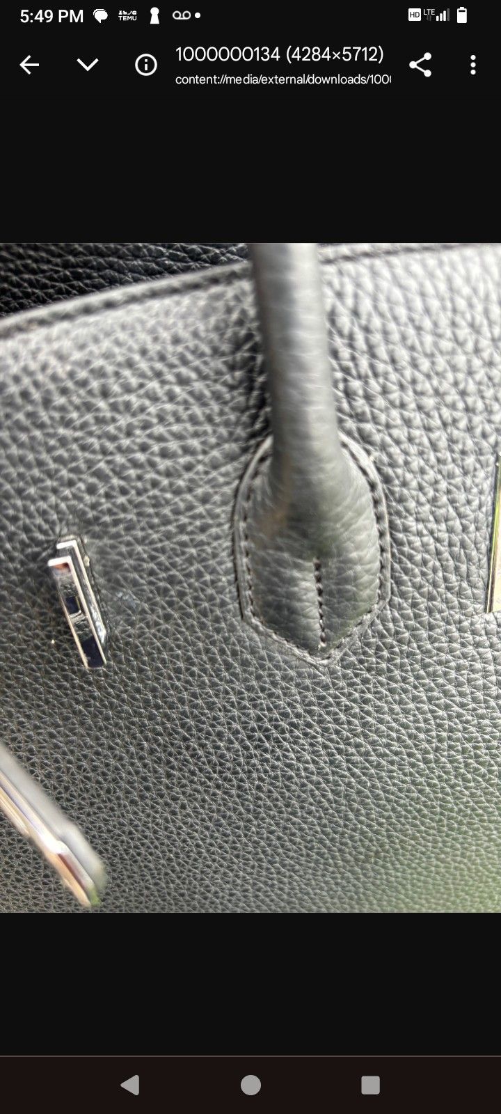 HERMÉS BIRKIN 30 Black Togo 2010