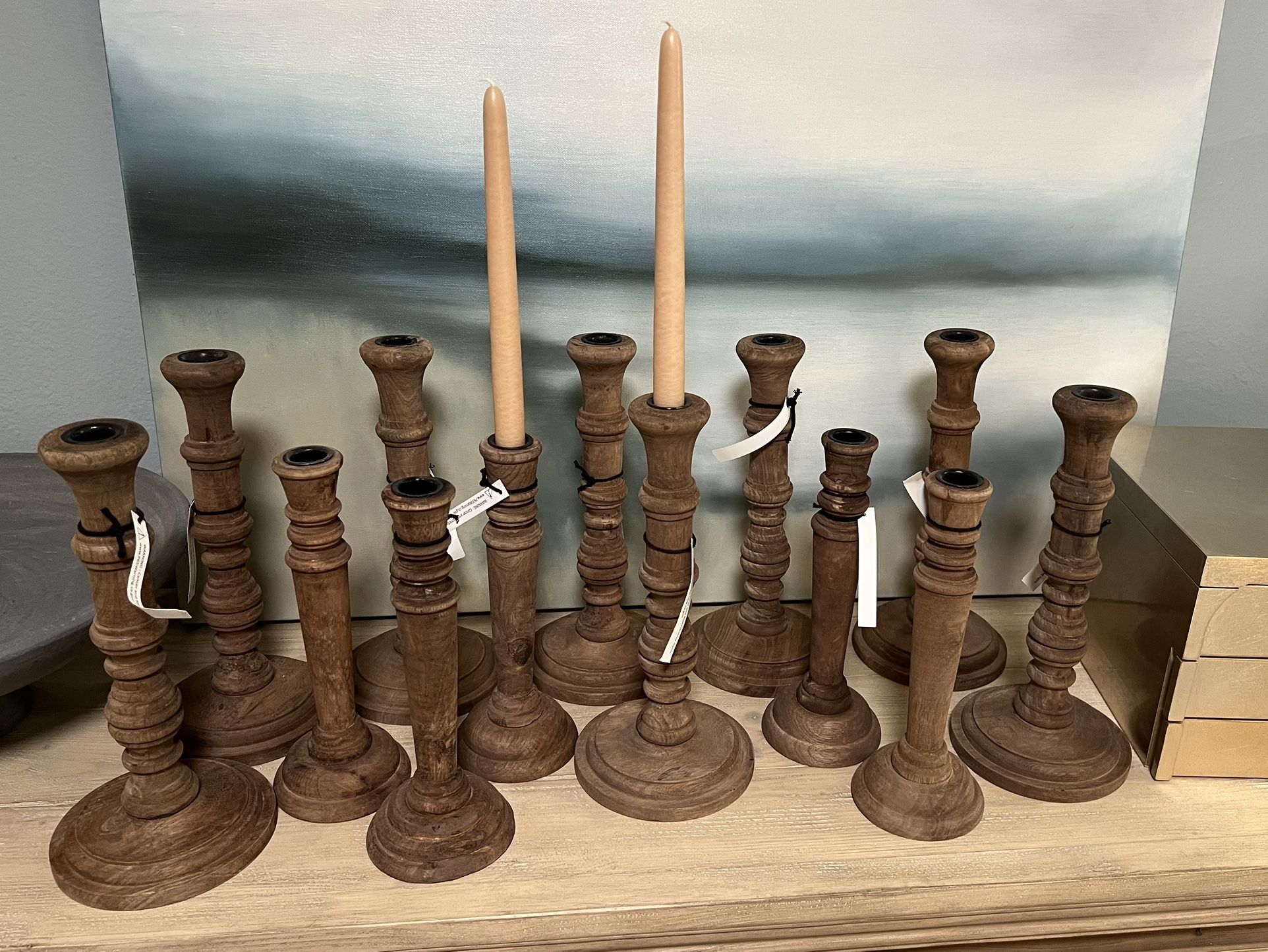 Magnolia Taper Candle Holders