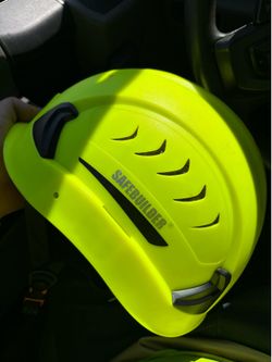 Safebuilder safe builder hard hat tree climbing casco climbers safety fluorescent green