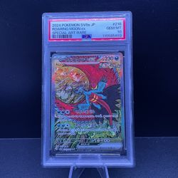 PSA 10 Japanese Roaring Moon Terastal Festival