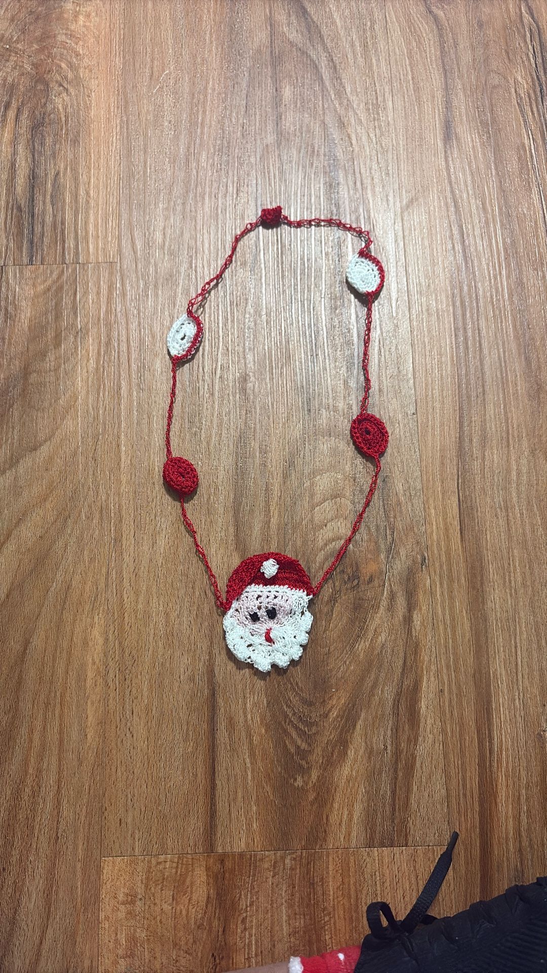 Crotchet Christmas Necklace