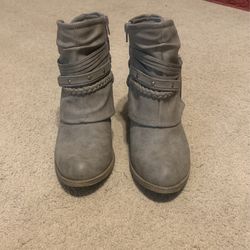 Gray Boots