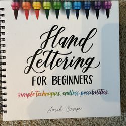 Hand Lettering Book By Sarah Ensine