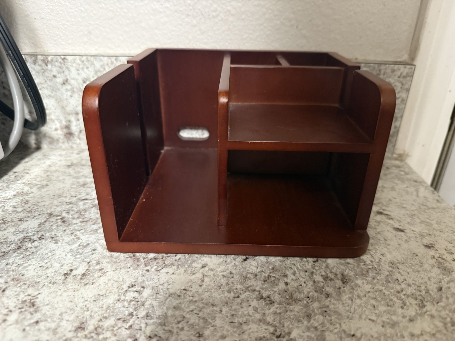 Wooden Desk Organizer