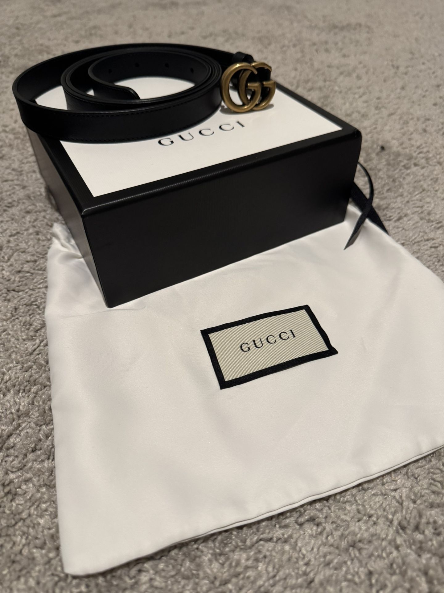 Gucci Marmont Thin Belt Size 120