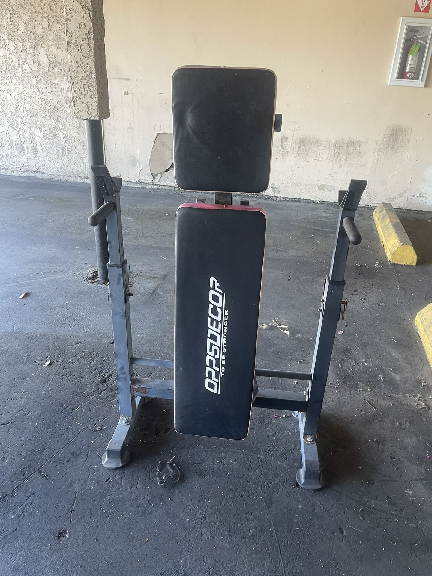 Weight Bench With Dip Bar 