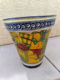 Large Mexican Pottery Planter