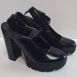 Asos Platform Shoes Black Size 8