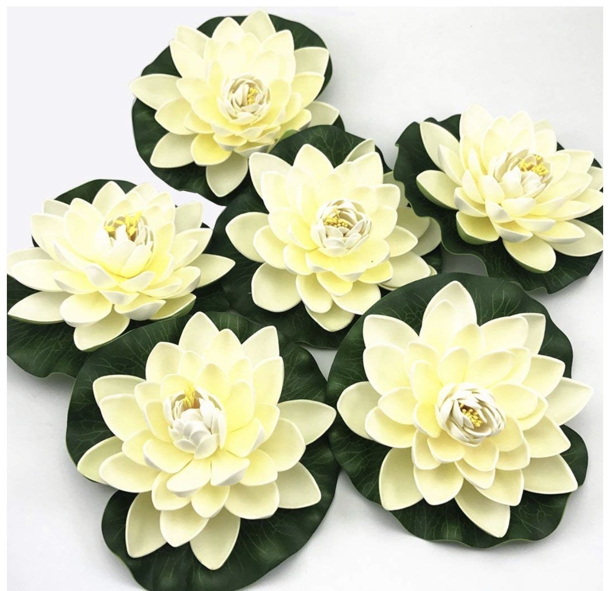 30 floating foam flowers for pool or any body of water