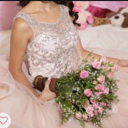 Blush Pink Quince Dress