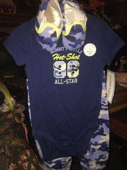 Brand new 3/6 month 3 piece set