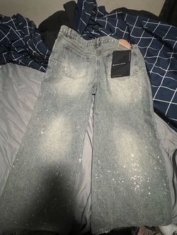 wide leg purple brand jeans size 40