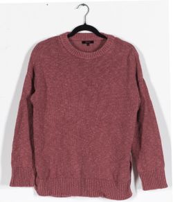Quince Women's Crewneck Sweater in Dark Mauve