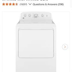 GE Washer And Dryer