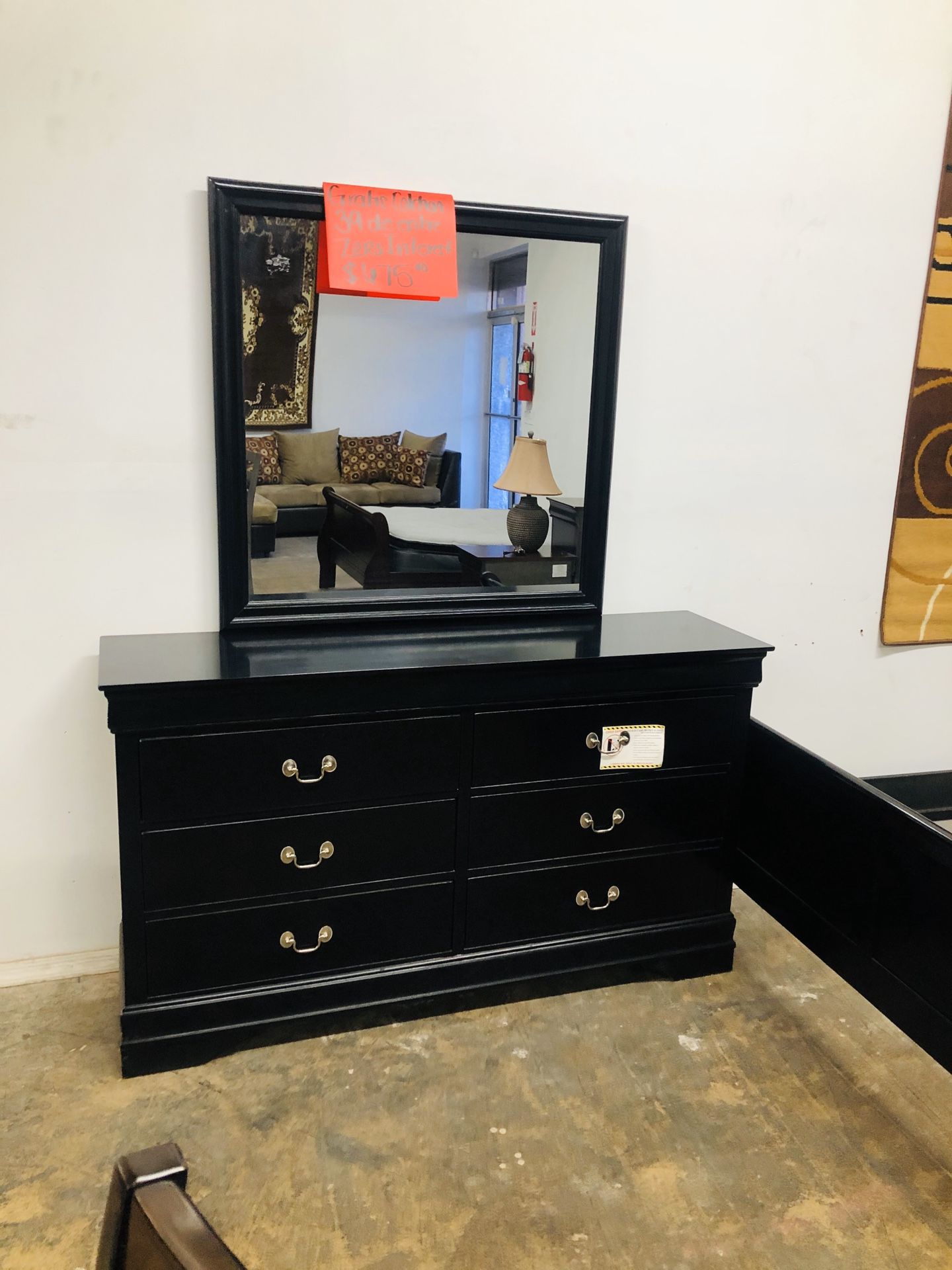 Brand new dresser and mirror only $299 cash deal