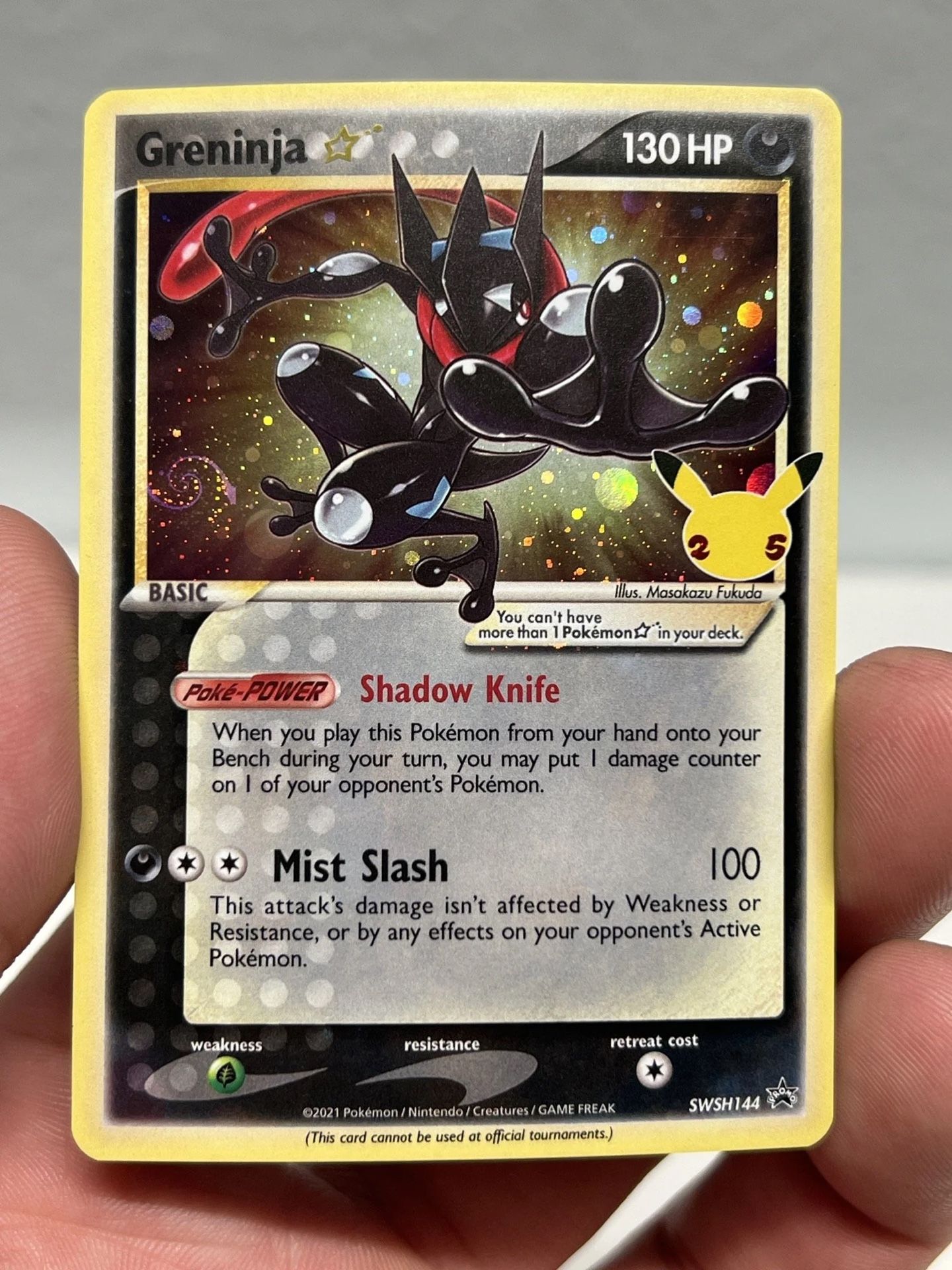 Greninja Goldstar Pokemon