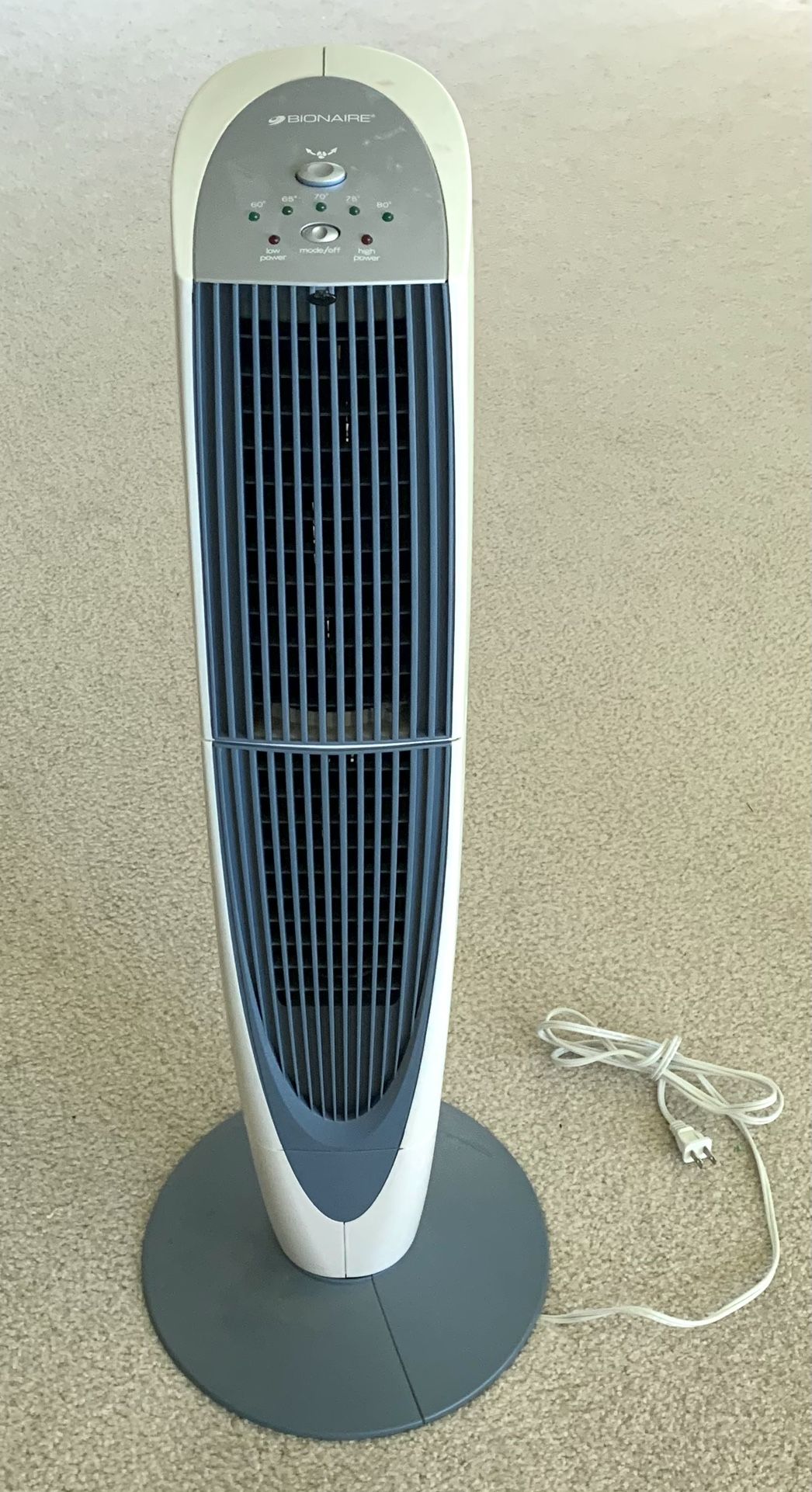 💨 38” Tall High Power Oscillating Tower Fan, Split Levels, Thermostat, Power Control, Whisper Quiet (brand new)