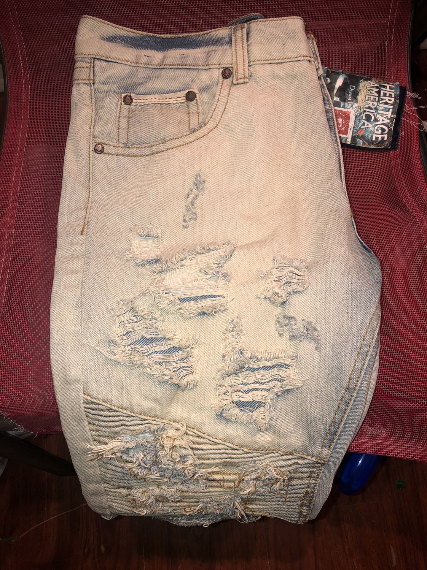 Men’s Heritage America Denim Ripped Jeans