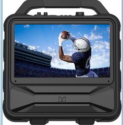 Monster Vision 2 | Portable Entertainment System with 15.6" 1080p Portable TV Display & 100W Speakers