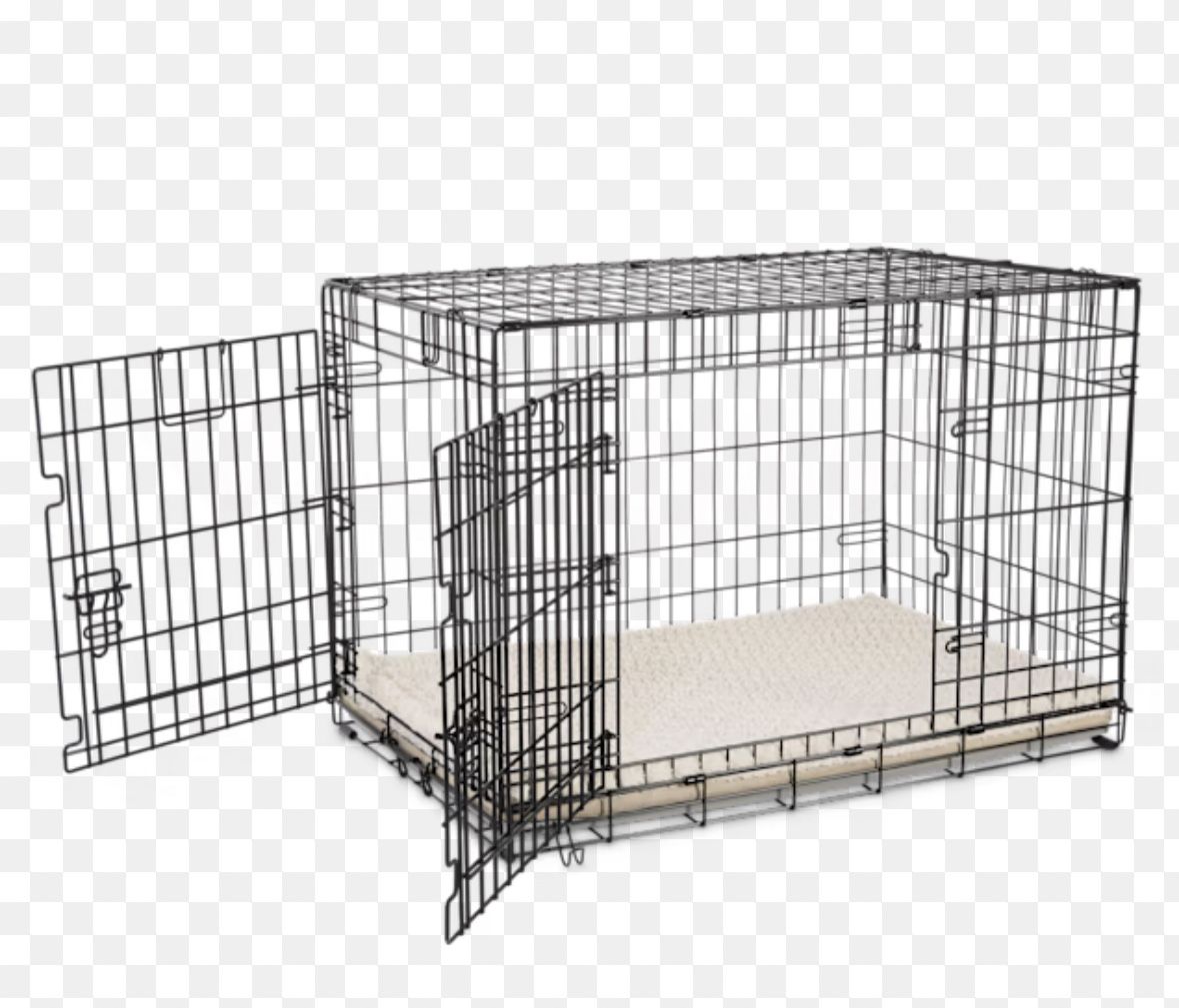 doggy② EveryYay Going Places 2-Door Folding Dog Crate, 43.2