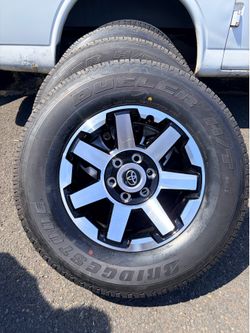 (4) 17” OEM Toyota 4Runner Rims & Tires!  NEW TAKEOFFS! Brand new.