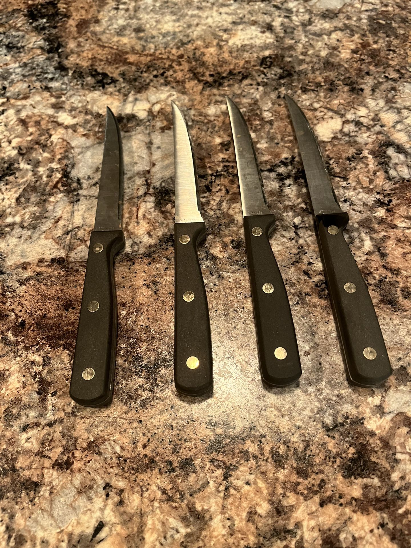 Chefmate Wood Block Knife Set 