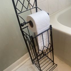 Elegant toilet paper holder