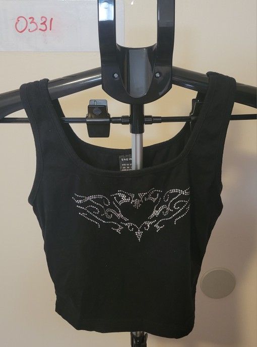 Shein Black Tank Top - Size XS (0331)