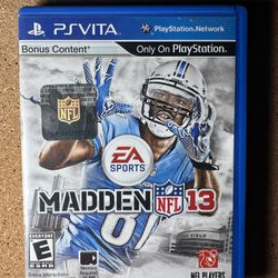 NFL Madden '13 (Sony PlayStation Vita PS Vita, 2012)