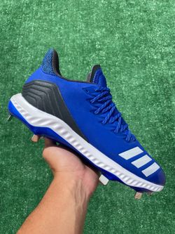 ADIDAS ICON BOUNCE “COLLEGIATE ROYAL” METAL BASEBALL CLEATS (Size 11.5, Men’s)