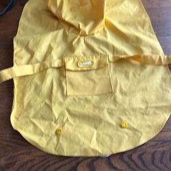 Dickens Closet Dog Hood Raincoat Jacket M