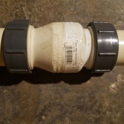 PVC Swing or Silent Check Valve one way 1-1/2"